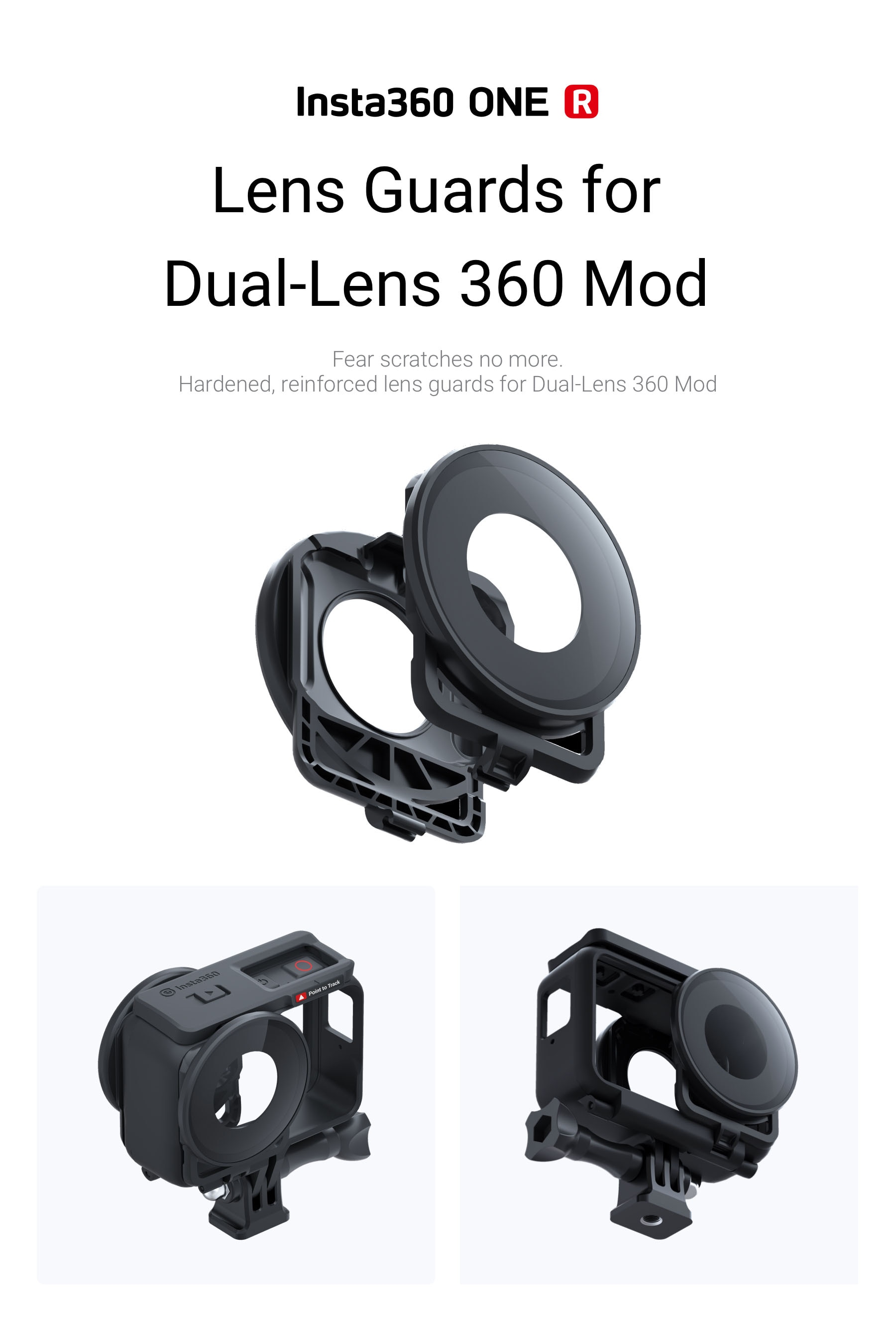 Original Insta360 One R 360 Mod Camera Lens Guards/Accessory For Insta 360 One R len Protection Cap