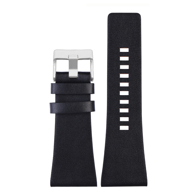 Grand Bracelet de montre en cuir pour hommes, pour Diesel dz7396 dz1206 dz1399 dz1405, 22/ 24 / 26 / 28 / 30 / 32mm, accessoires de montre: Red black / 10mm