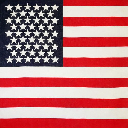 Baumwolle Flagge Serie USA UK Frankreich Südkorea Brasilien Deutschland Kanada Mexiko Punk Hüfte-hüpfen Headwear/Haar Halstuch schal Bandanas: Blau