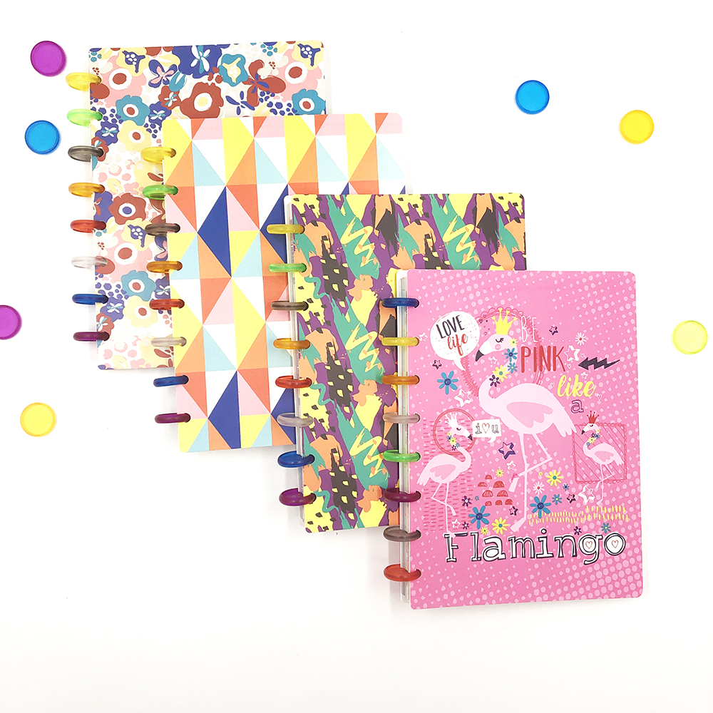 Fromthenon happy planner diskindbundet notesbog journal ringbind ringbind spiral  a5 notesblok papirvarer kontor- og skoleartikler