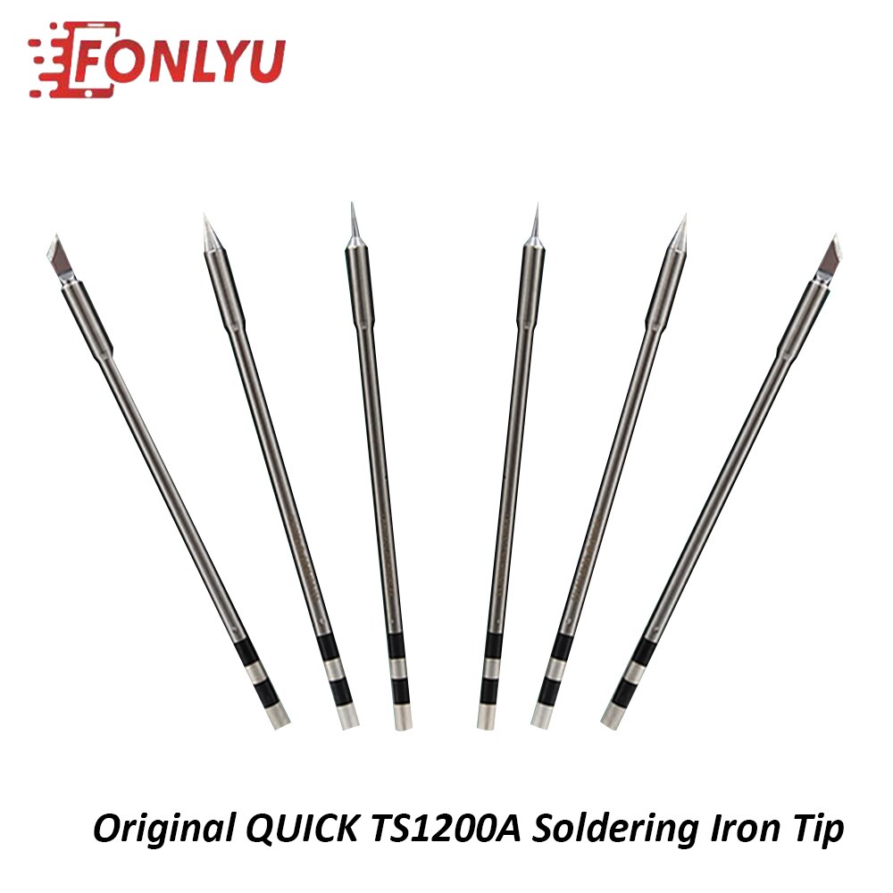 Originele TSS02 Soldeer Lassen Iron Tips Voor Quick TS1200A Loodvrij Soldeerstation Iron Head Nozzle Sk 1C 2C 3C I-02 J-02