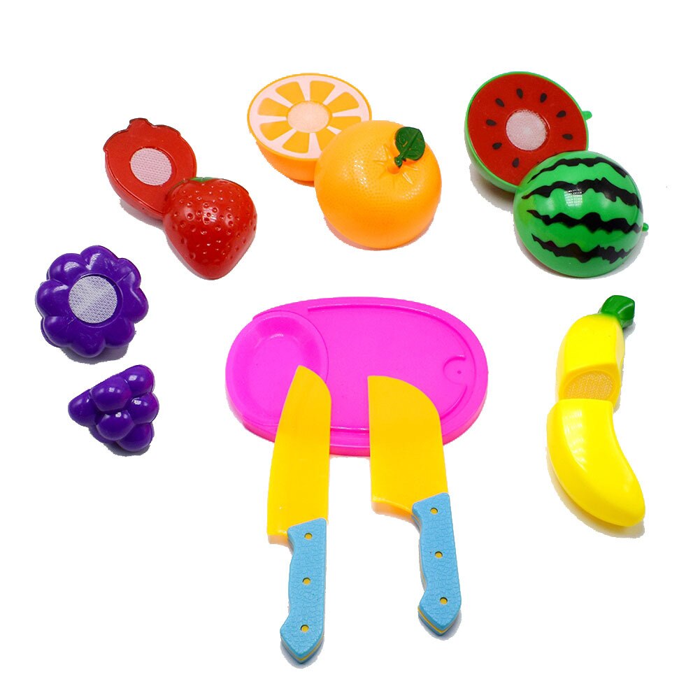 Kinderen Plastic Watermeloen Banaan Oranje Fruit Cut Speelgoed Speelhuis Keuken Speelgoed Sets
