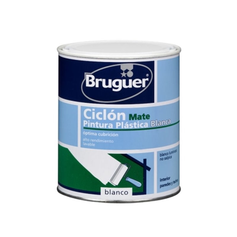 PINTURA PLASTICA MATE BLANCO 750ML CICLON