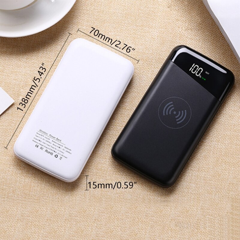 Chargeur Portable 10000mAh, batterie externe 5V/2A charge rapide, batterie entièrement Compatible, double entrée et triple sortie, téléphone Portable A9LC