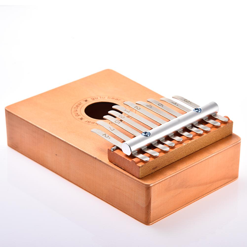 10 Key Finger Kalimba Traditional Africa Pray Wood Finger Kalimba Thumb Piano Pocket Size Keyboard Musical Instrument