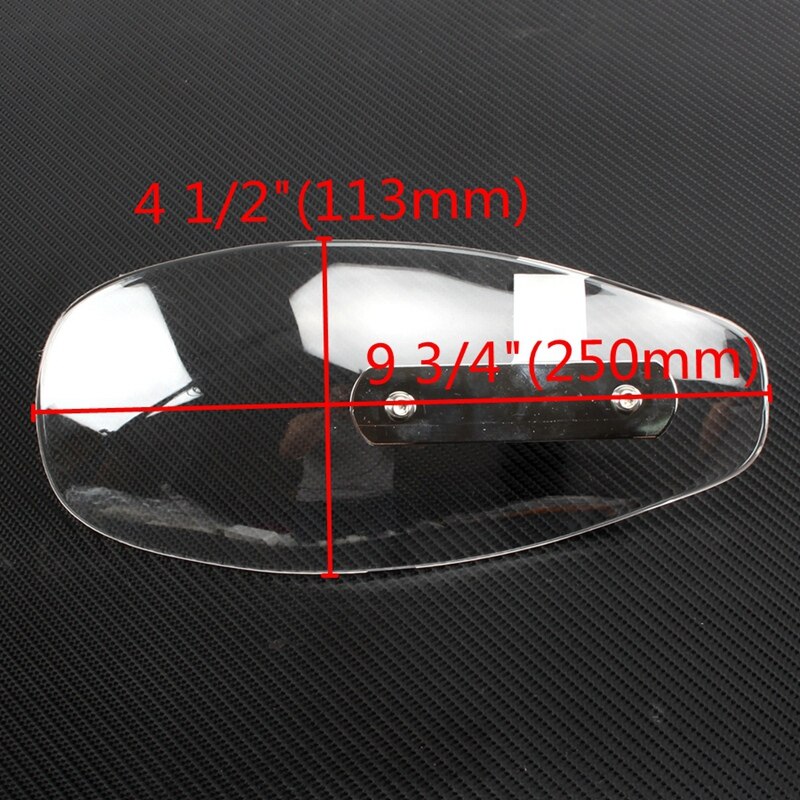 Clear Motorcycle Hand Guard Wind Deflector Protector Shield Voor Cruiser