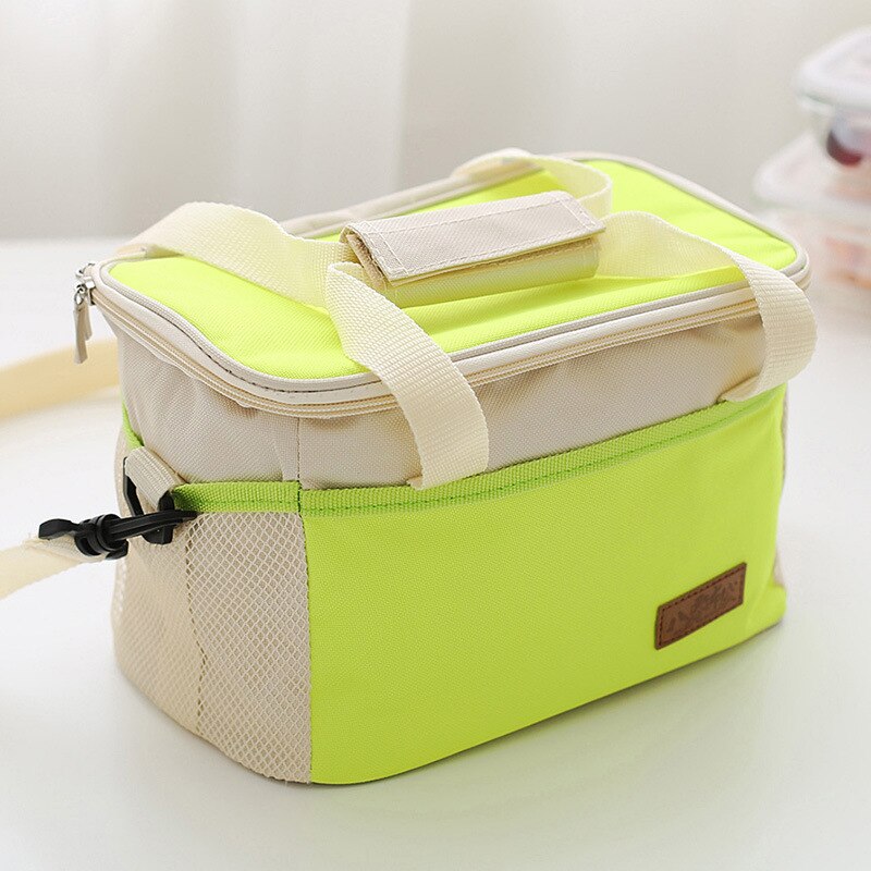 Alimentos saco de isolamento à prova de água isolamento saco de gelo para fora da porta saco de piquenique alimentos fresco mantendo saco novo design carro levar saco de viagem: Green