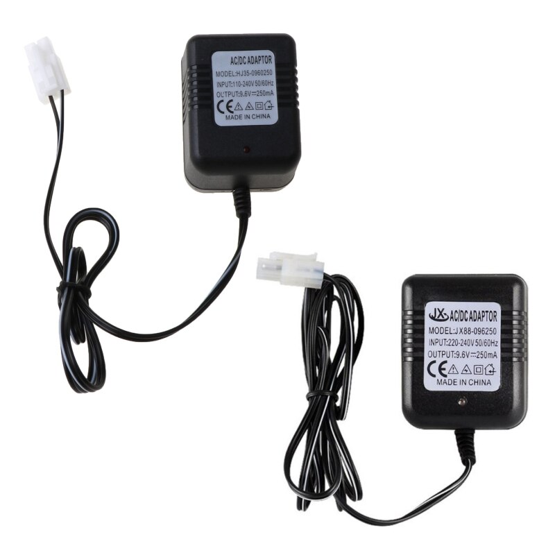 KX4A do ponownego ładowania z ładowarką ni-cd zestaw akumulatorów Ni-MH KET-2P przejściówka Adapter 9.6V 250mA wyjście RC Toy