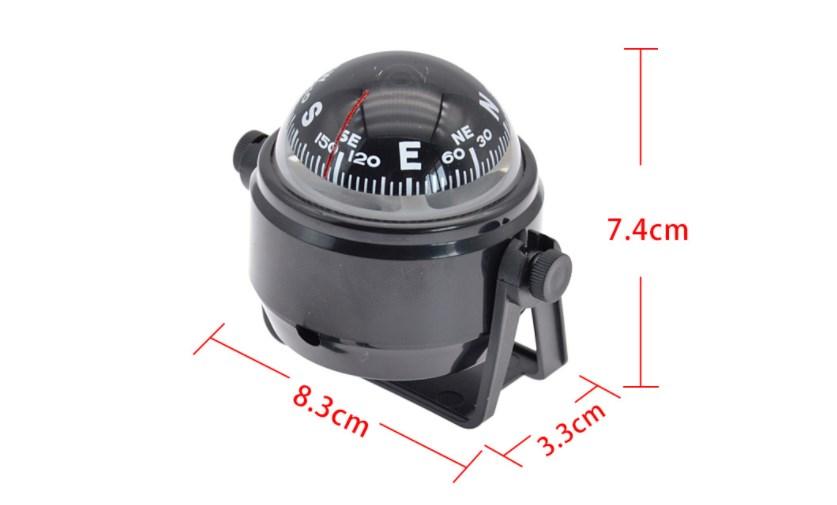 Outdoor Sea Marine Elektronische Digital Compass Boot Caravan Lkw Schwarz Auto Kompass Boot Ausrüstung Multifunktionale Zubehör