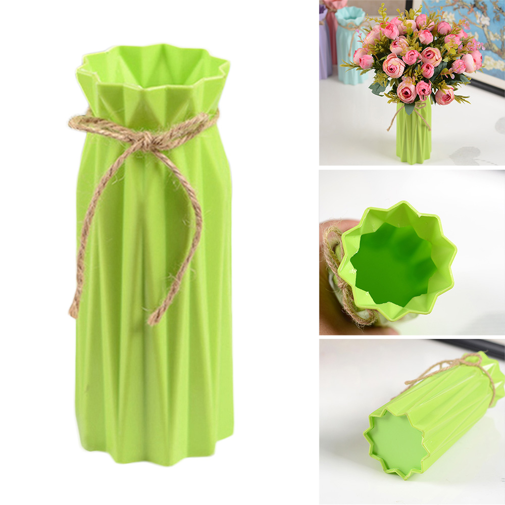 Vase à fleurs en plastique | Origami géométrique nordique pour fleurs, Vases pour maisons, Arrangement de plantes, Pot de fleurs, décoration de la maison, Pot de fleurs