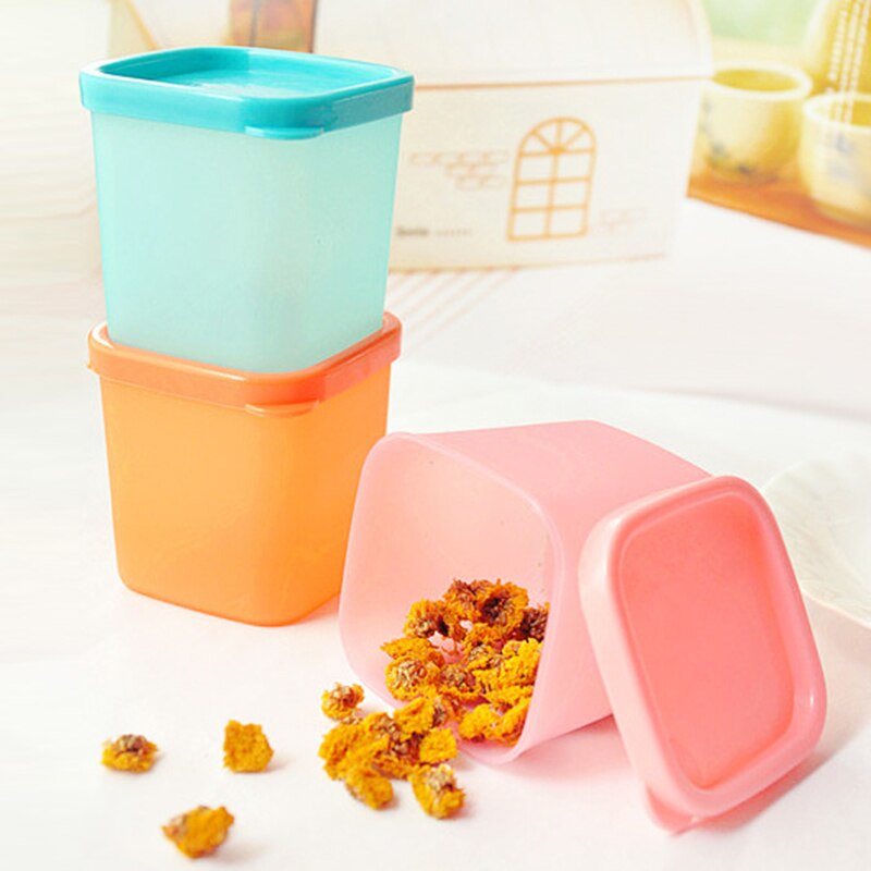 Køkken segl boks frokost korn sortering container plast mini køleskab skarpere opbevaringsboks mad opbevaringsboks til køkken