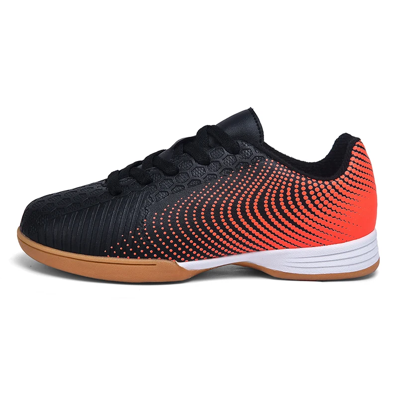 Børns futsal fodboldstøvler studerende træningsfodboldstøvler indendørs børn originale fodboldstøvler drengesneaker: Beige / 36