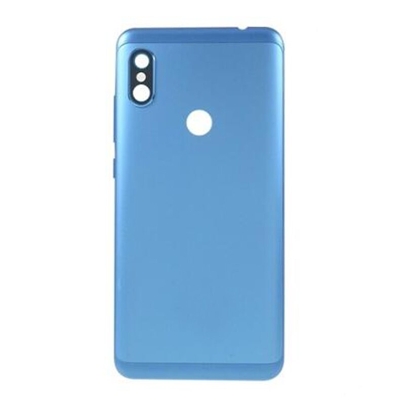 Coque de remplacement pour Xiaomi Redmi Note 5 Pro Note 6 Pro, couvercle de batterie avec autocollant adhésif: Note 6Pro Blue