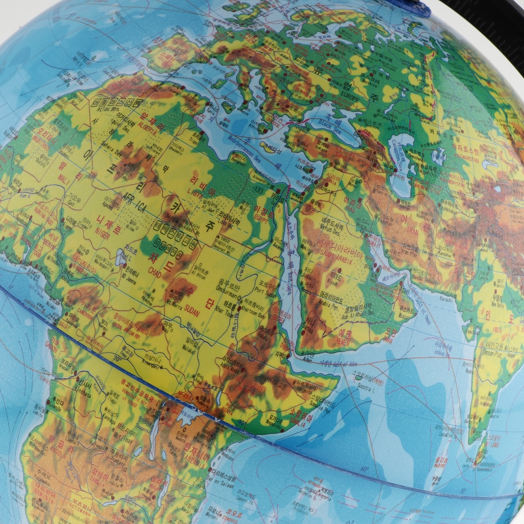 30 Cm Spinning Wereldbol Educatief Speelgoed Kits In Koreaanse Taal