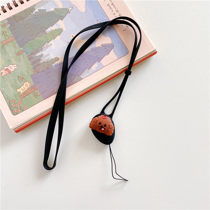Cute Keychain Straps Rope Mobile Phone Neck Strap Lanyard for ID Card key chain USB badge holder DIY Lariat Lanyard Hang String: FR521-7