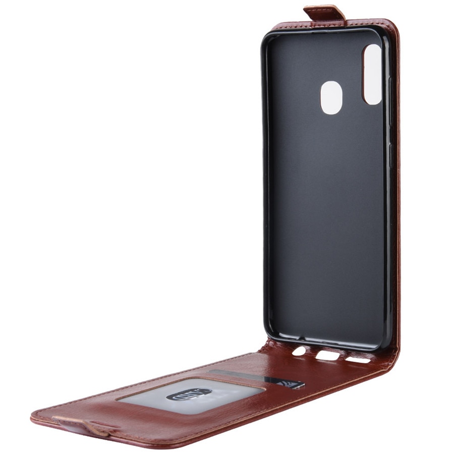 For Samsung A40 Case on samsung A40 SM-A405FD Case Flip 5.9" Leather Vertical Book Case for SAMSUNG Galaxy A40 A 40 A405 Cover