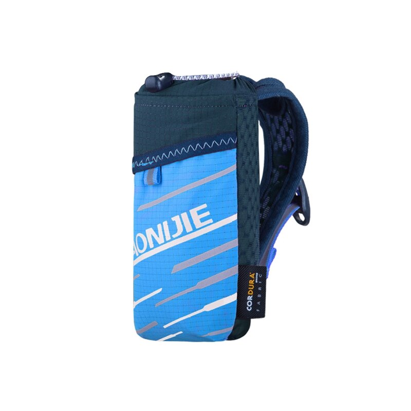 Aonijie handtas voor zachte fles ultralichte hydratatie-rugzak waterfleshouder telefoonhouder tas voor buiten kamperen wandelen: Blauwe tas