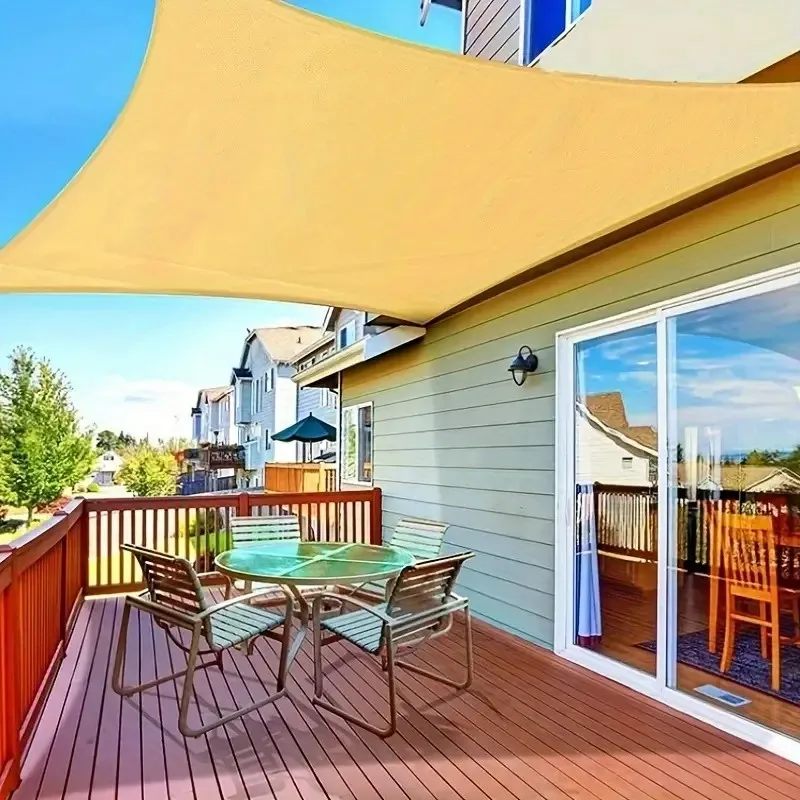 200×400cm Summer Outdoor Shading Beige Shading Net Wrapped Perforated Shading Cloth Thickened Heat Insulation Net Shading Net