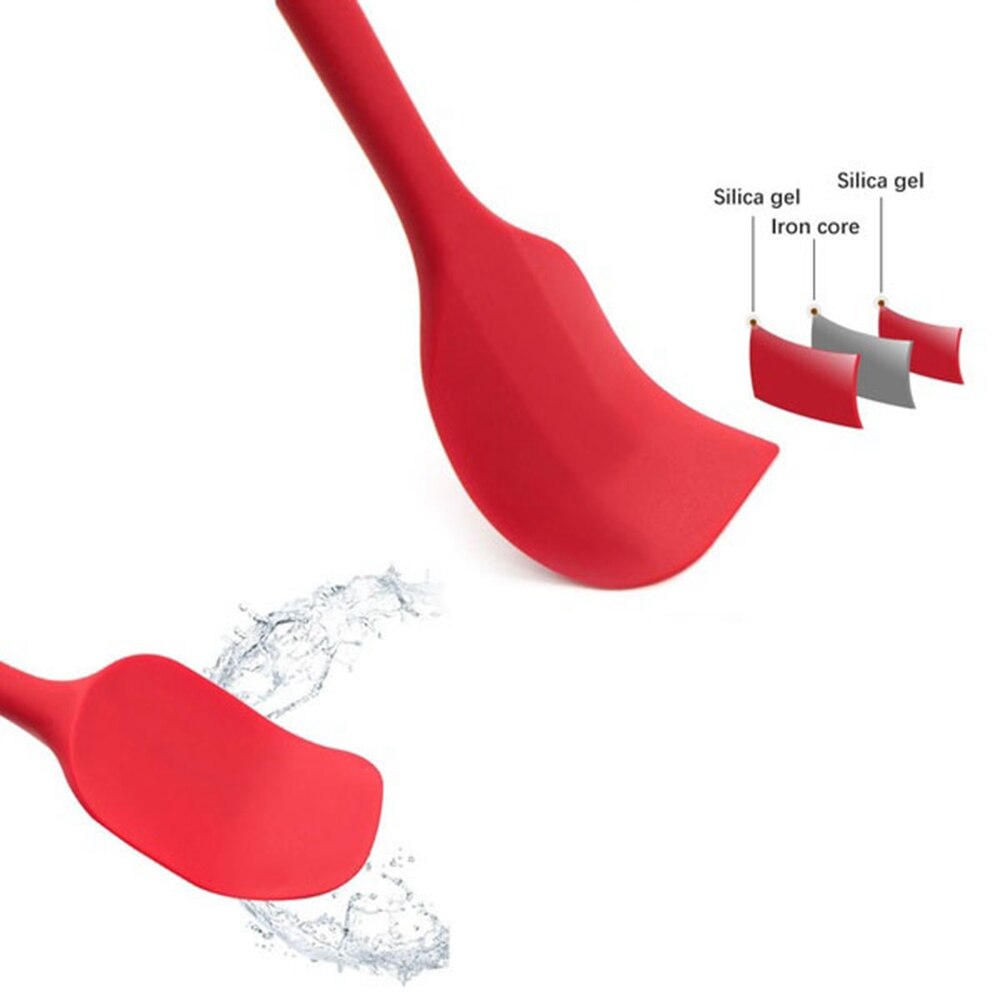 5 Pcs Silicone Kitchenware Set Kitchen Scraper Cookware Set Anti Non-toxic