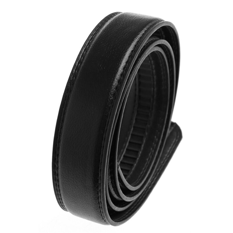 Cinturón de negocios automático de cuero para hombre, reemplazo de cintura sin hebilla,