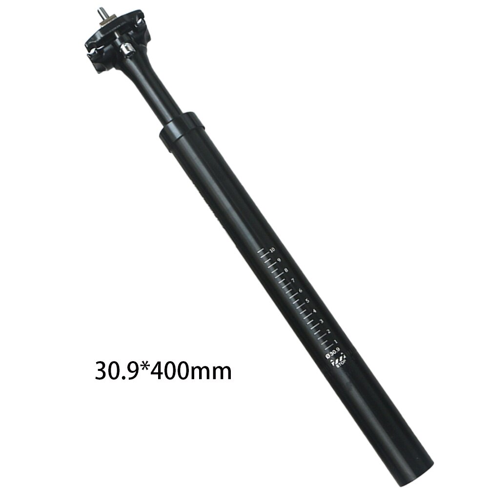 Bike Suspension Telescopic Seatpost 27.2 28.6 30 30.4 30.9 31.6 33.9 Bicycle Shock Absorber Adjustable Seat Post Bike Saddle Rod: 30.9mm seatpost