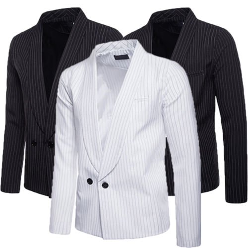 Men's One Button Slim Fit Casual Business Suit Coat Jacket
