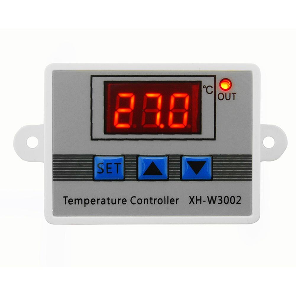 Digitale temperatuurregelaar 10a thermostaatregelaar met sondesensor thermometer thermoregelaar  dc12v/dc24v/ac220v: 12 tegen 120w