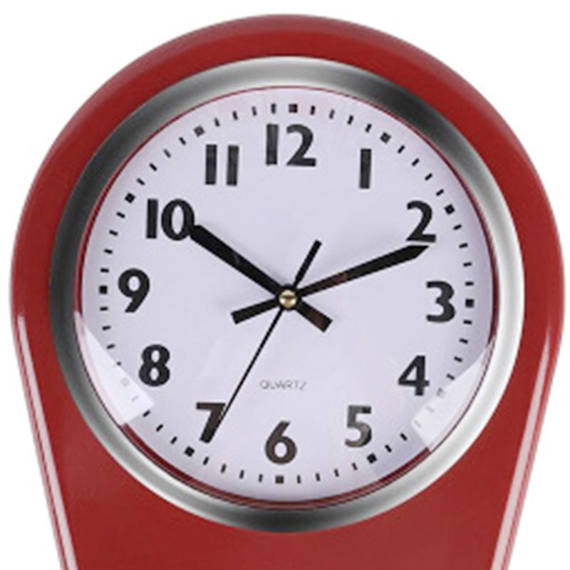 Home Retro Vintage Old Stylish Kitchen Time Wall Clock with 60 Minutes Timer Y5GA