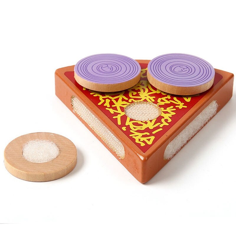 27Pcs Pizza Houten Speelgoed Voedsel Koken Simulatie Servies Kinderen Keuken Pretend Play Speelgoed Fruit Groente Met Servies