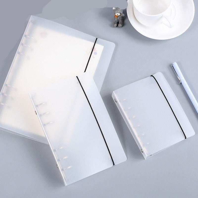 Coloffice PP Plastic Folder Frosted Filing Product Notebook Students Stationery Book Binder Folder Office Supplies 1PC
