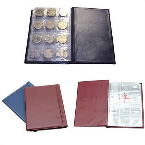 1 Pcs 120 Coin Album Boek Supply Collection Houders Money Penny Pockets Opslag