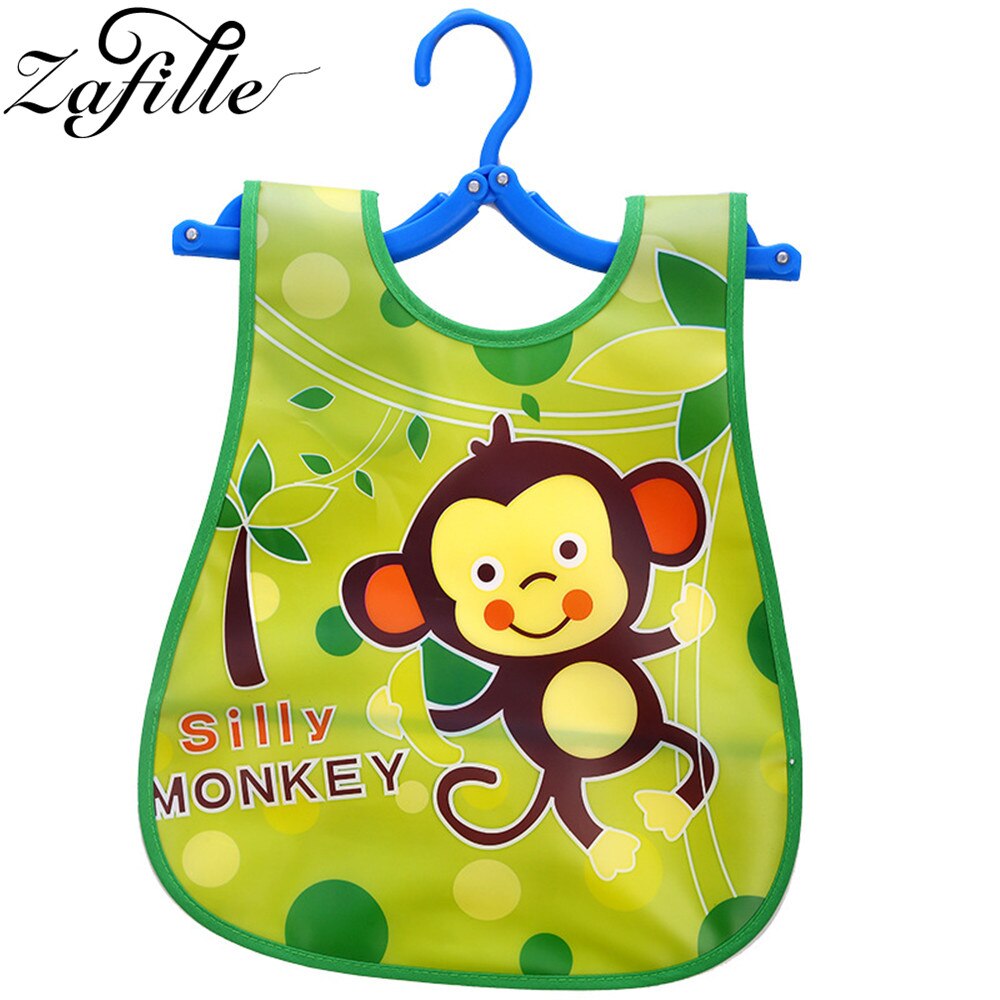 Afille Slabbers Cartoon Print Baby Spullen Plastic Waterdicht Verstelbare Baby Schort Lunch Voeden Kleding Unisex Baby Accessoires