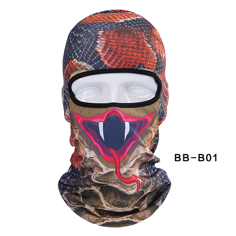 Cagoule animale 3D chien de chat | Vélo, Snowboard, bonnet Skullies, casque, doublure, chapeau d'hiver, masque complet pour femmes et hommes: BB-B01