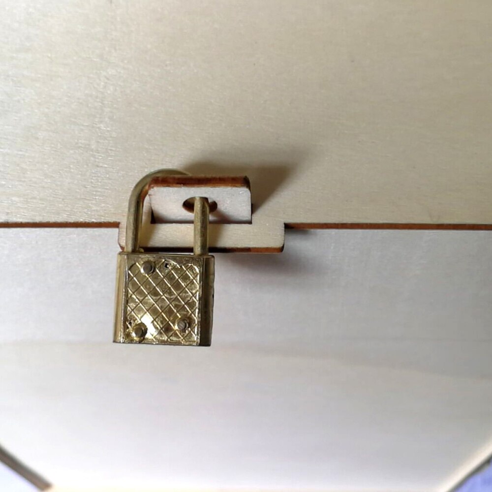 Caja de madera de boda, buzón de correo rústico, soporte de tarjeta de , adornos artesanales, SUMINISTROS DE BODA (con una llave)