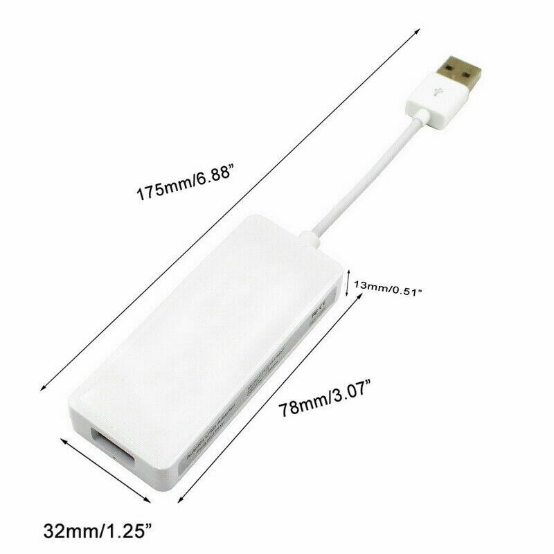 Carplay White USB Dongle For WinCE Apple IPhone Android Car Navigation Player 5V 1 X USB Dongle 1 X English User Manual