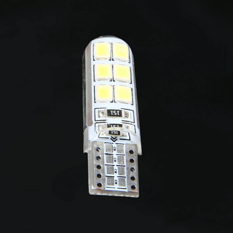 Canbus Autolichten Foutloos Siliconen Lamp Xenon T10 W5W 12SMD 2835 Vervanging