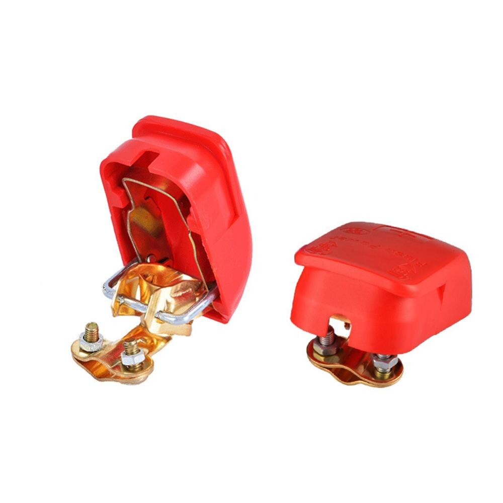 Car Battery Terminals A Pair Positive & Negative Electrode Connector Clamps Car Accessories For Batteries Standard Post Adapters