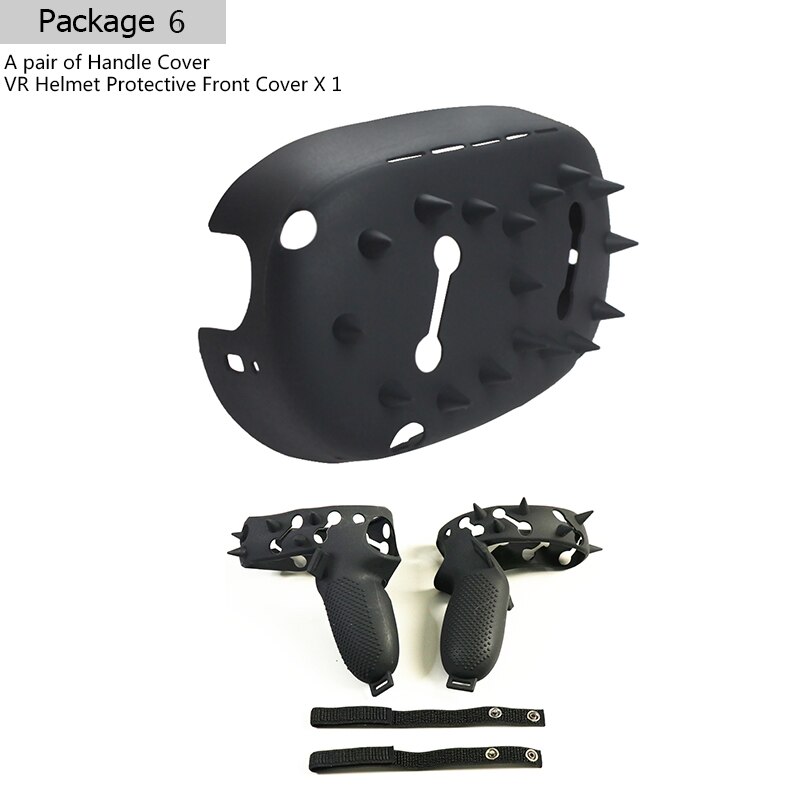 Himolins VR Accessories Protection Case Have Helmet Protective Front Cover and VR Touch Controller Shell for Oculus Quest 2: SH-DCTZ