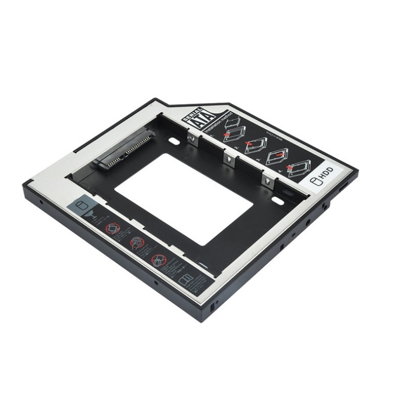 Aluminium 2,5 "Interne SSD 9,5mm Festplatte Caddy Fach Gehäuse für Laptop notebook mac buch
