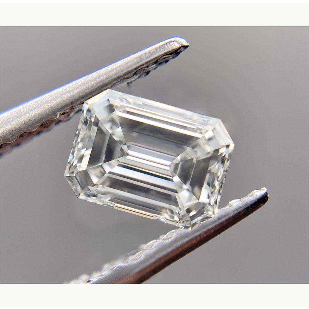 Szjinao prawdziwe 100% kamienie szlachetne luzem Moissanite kamień 0.5ct 3*5MM D kolor VVS1 szmaragdowy oszlifowany diament laboratorium nieokreślony na diamentowy pierścionek