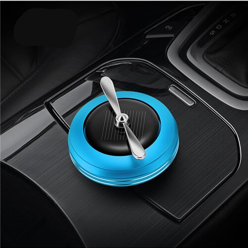 2020 Profumo solare Supporto Elica Automatico Ruotato macchina Bevanda Rinfrescante di aria Diffusore di aroma Interni auto Purificatore D'aria Ornamenti: Blu