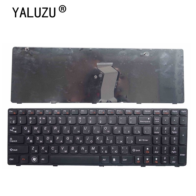 Ru Toetsenbord Voor Lenovo T4G8-RU G580 Z580A G585 Z585 Russische Laptop Toetsenbord Met Frame Zwart