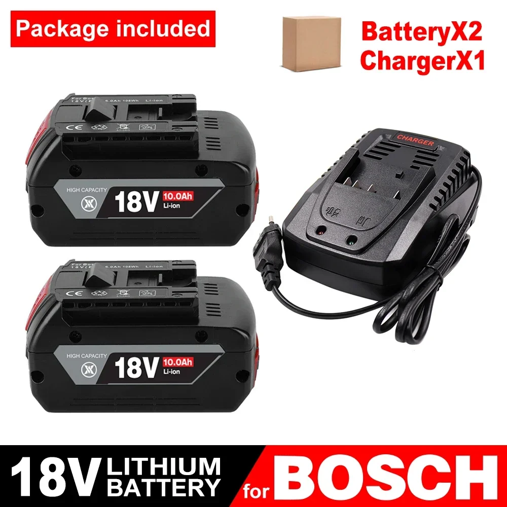 Oryginalny akumulator Bosch 18V 10000mAh Professional System Cordless Tool BAT609 BAT618 GBA18V 21700 Akumulator zamienny 18V