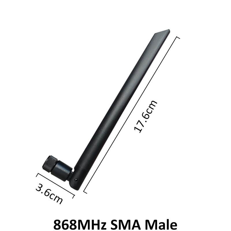 868MHz lora Antenna 915MHz 5dbi SMA Male Connector GSM 915 MHz 868 IOT antena antenne waterproof +21cm RP-SMA/u.FL Pigtail Cable