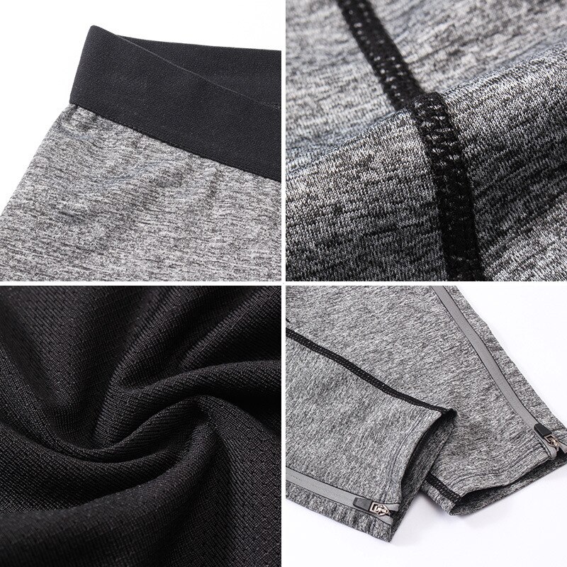 Gym Fitness Jogging Broek Mannen Compressie Strakke Leggings Running Sport Sneldrogende Broek Workout Training Panty