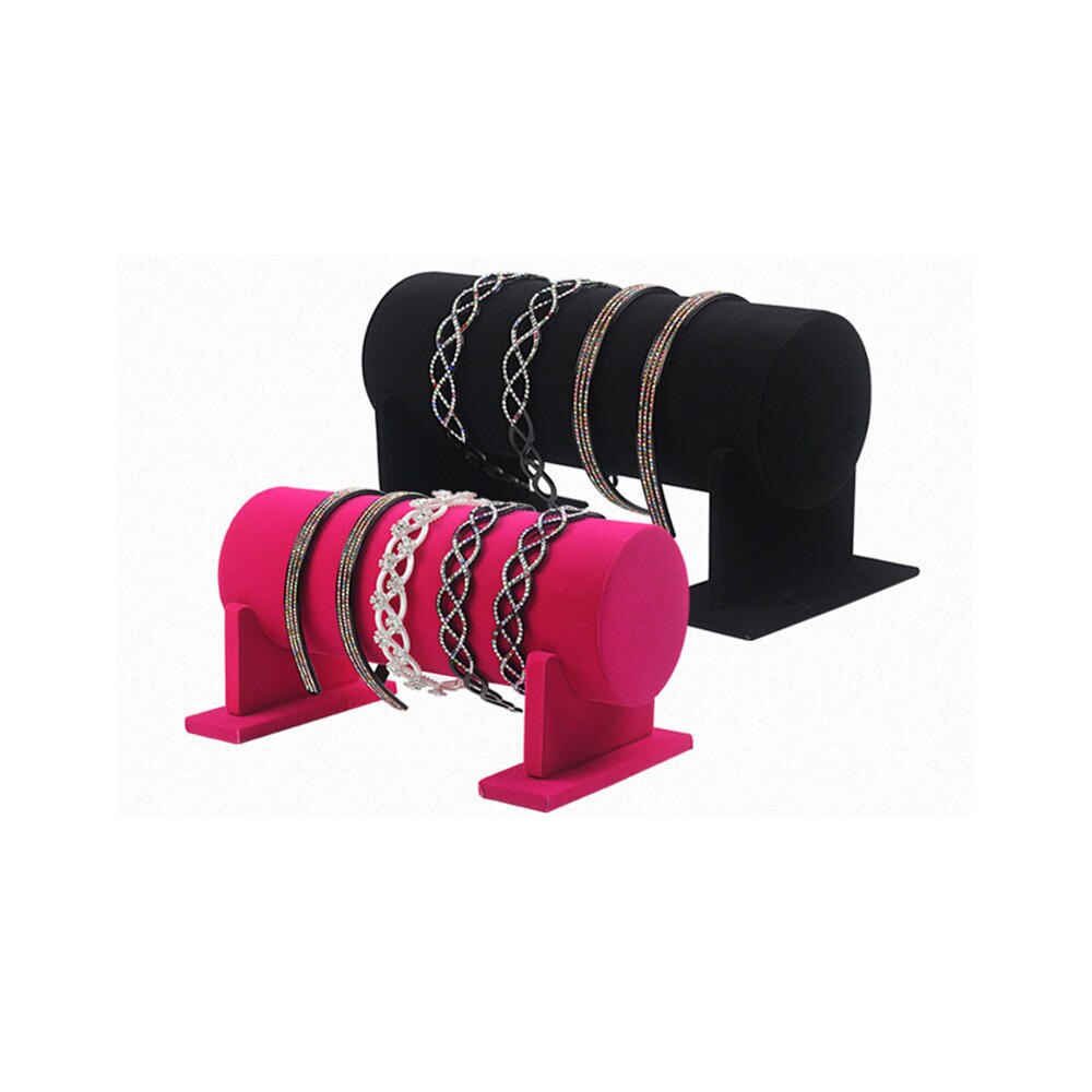 ProCase Présentoir Bracelet en Bois, Porte Bracelet, Support Bracelet Détachable à 2 Niveaux, Porte Bijoux pour Bracelet Montre Élastique Cheveux -Naturel