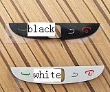 10 Stks/partij, Voor Blackberry 9800 Kleine Menu Toetsenbord Key Button, Wit, Zwarte Kleur Voor Keuze,
