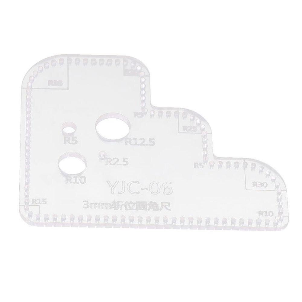Skära stencil läder hantverk gör-det-själv akryl mall tillbehör verktyg plånbok sömnad prägling handväska handgjorda hemmaking begi  d3 h 8: 3mm