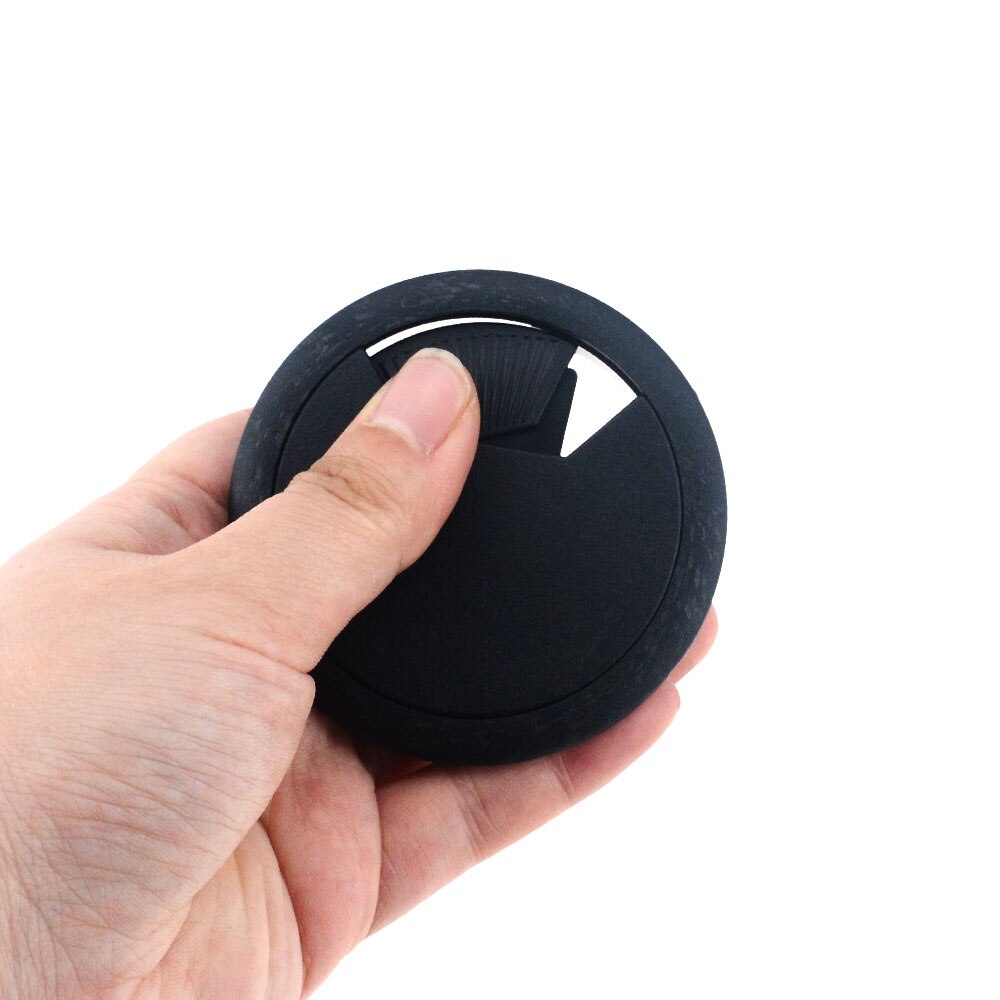 2Pcs Desk Wire Hole Cover Base Computer Grommet Table Cable Outlet Port Surface Line Box Furniture Hardwar desk computer desk