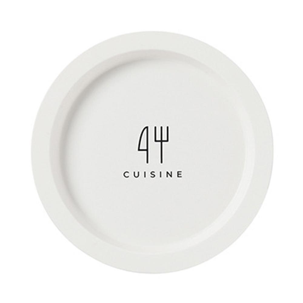 plato de aperitivos Blanco/Negro, plato de almuerzo, pastel, fruta, plato de golosinas, bandeja de plato, plato redondo minimalista moderno y xs: White C